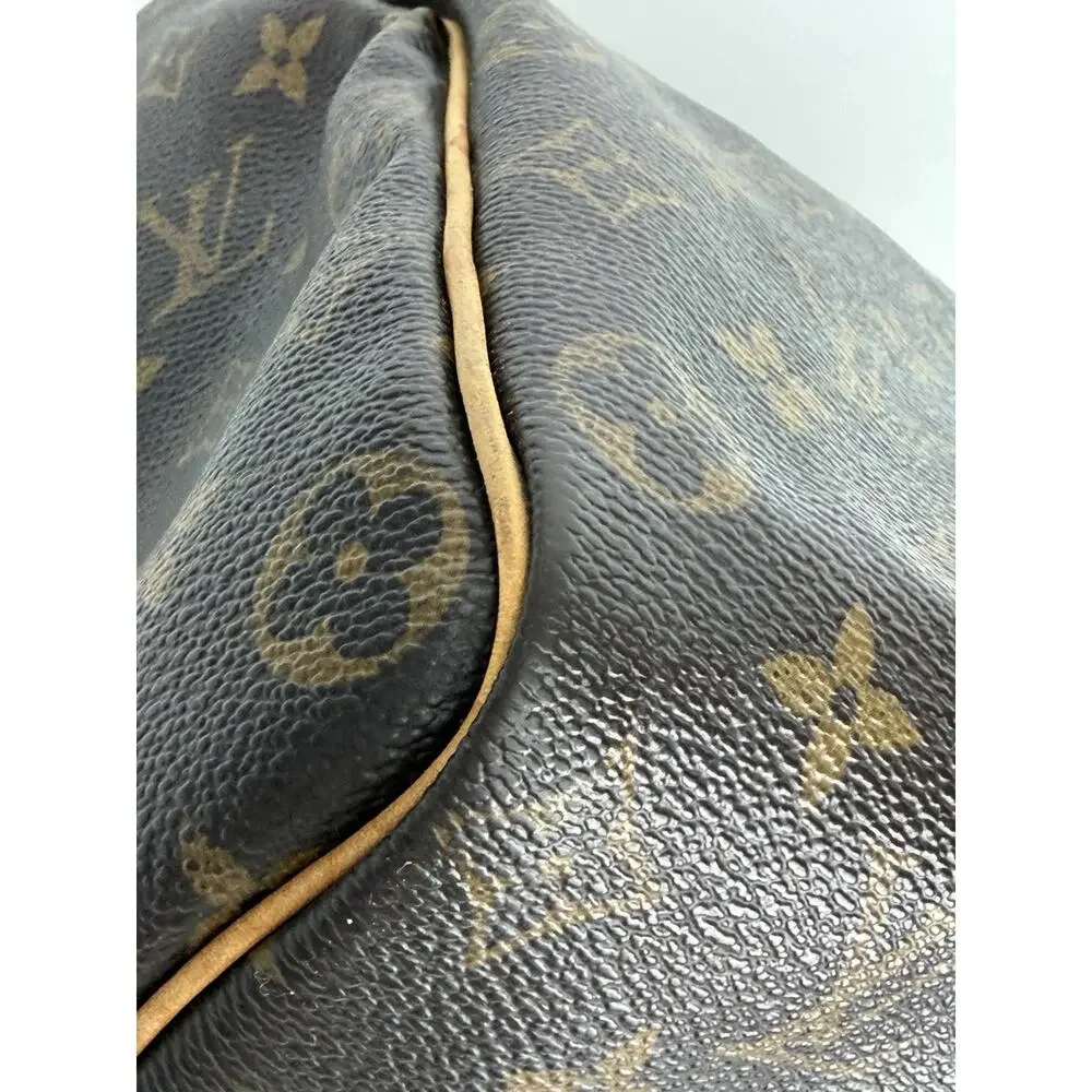 Louis Vuitton Monogram Speedy 35 Bag in Brown Coated Canvas 2006 S - Picture 5 of 16